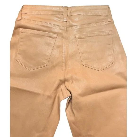 L’AGENCE Metallic Sand Coated Jeans Size 26 - Picture 12 of 16